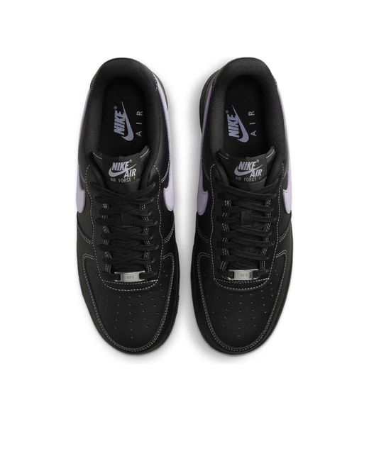 Nike Black Air Force 1 Low Light Lilac' for men