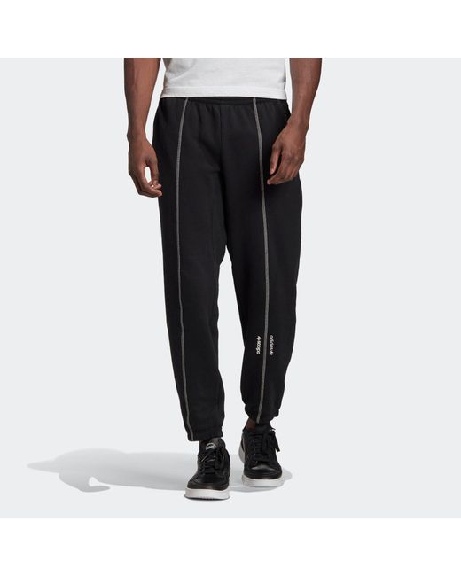 Adidas Black Originals F Sweatp Cozy Bundle Feet Pocket Casual Sports Pants for men