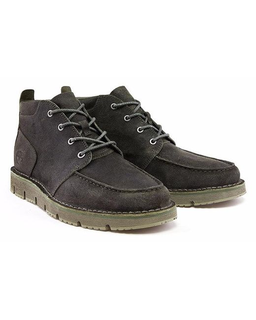 Timberland Black Sensorflex Wide Fit Chukka Boots Suede' for men