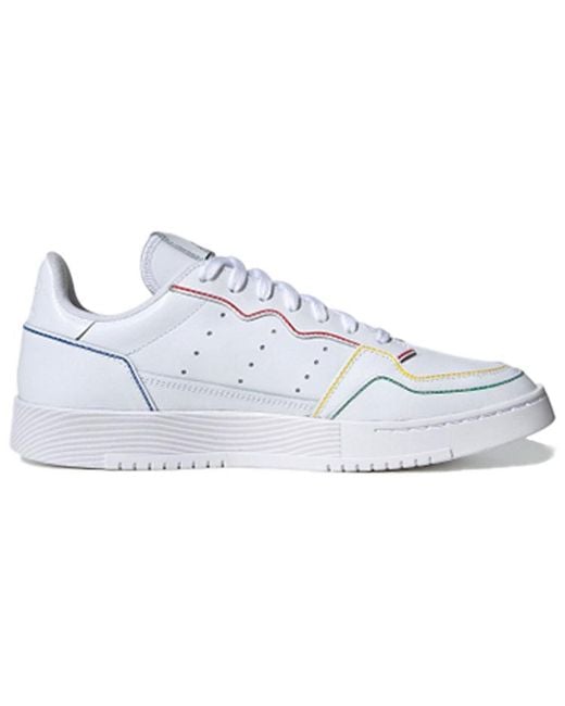 Adidas White Supercourt 'Cloud' for men