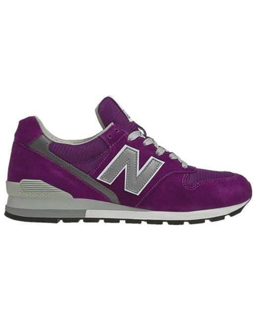 New Balance Purple 996 Series Wear-Resistant Non-Slip Breathable Low Tops for men