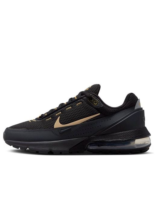 black and gold mens nike air max