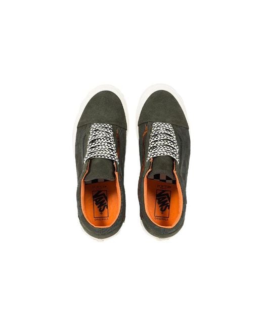Vans Brown Porter-Yoshida & Co. X Og Old Skool Lx Floral Checkerboard' for men