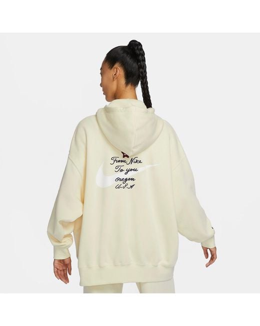Nike White (Wmns) Sportswear Essential Fleece Jacket