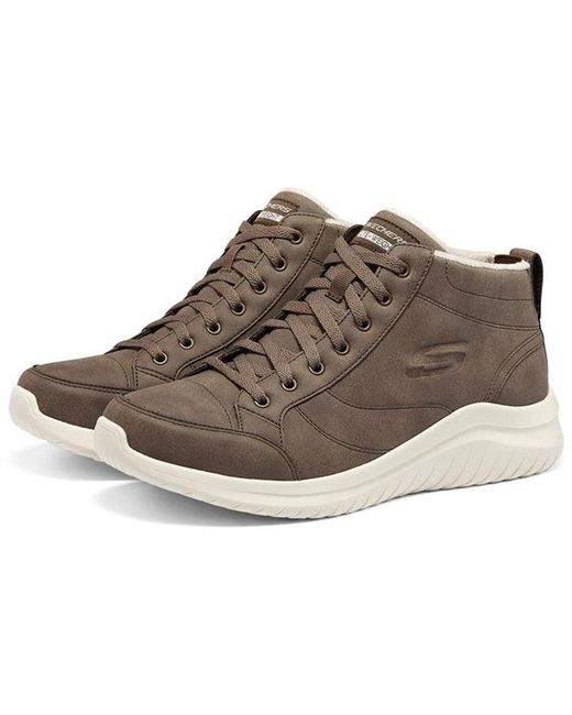 Skechers Brown Ultra Flex 2.0 'Dark' for men