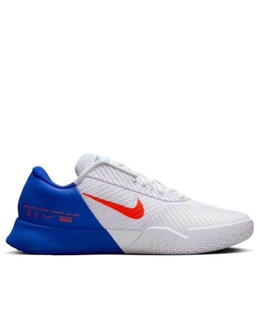 Nike Blue Court Air Zoom Vapor Pro 2 Hc Hyper Royal Hyper Crimson' for men
