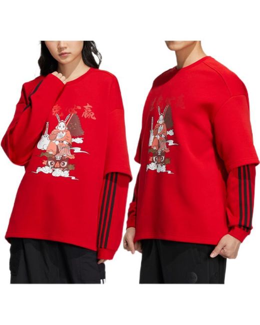 Adidas Red Neo Tee for men