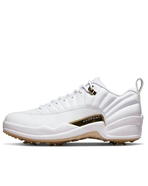 Nike White 12 Low Golf 'Masters' for men