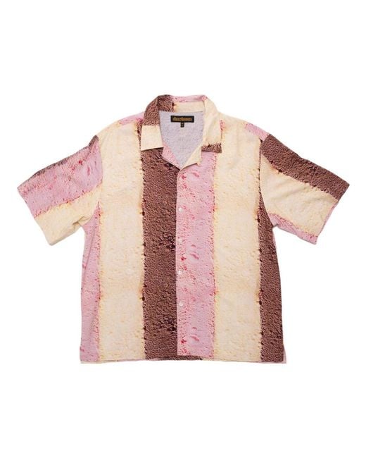 Drew House Pink Camp Shirt 'Neapolitan' for men