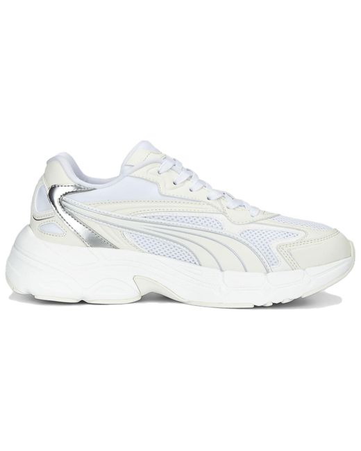 PUMA White (Wmns) Teveris Nitro 'Metallic