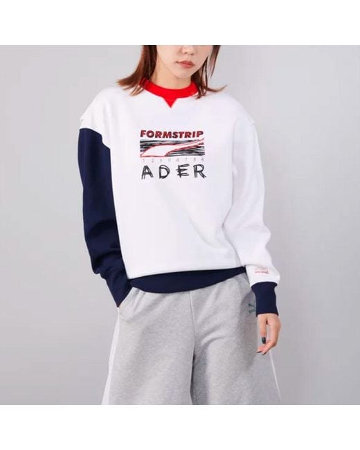 PUMA Blue X Ader Error Crew Neck Pullover Sweatshirt for men