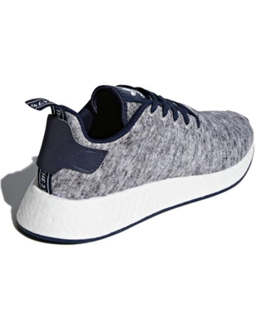 Adidas Blue United Arrows & Sons X Nmd_R2 'Core Heather' for men