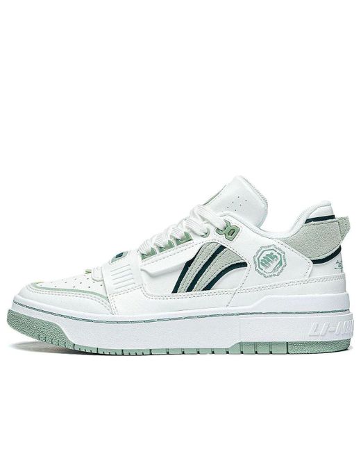 Li-ning White Badfive Rookie Low for men