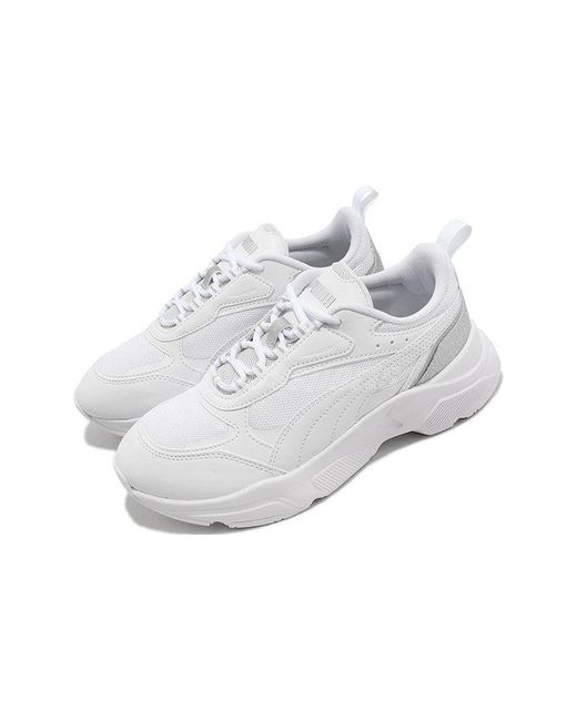 PUMA White (Wmns) Cassia 'Distressed