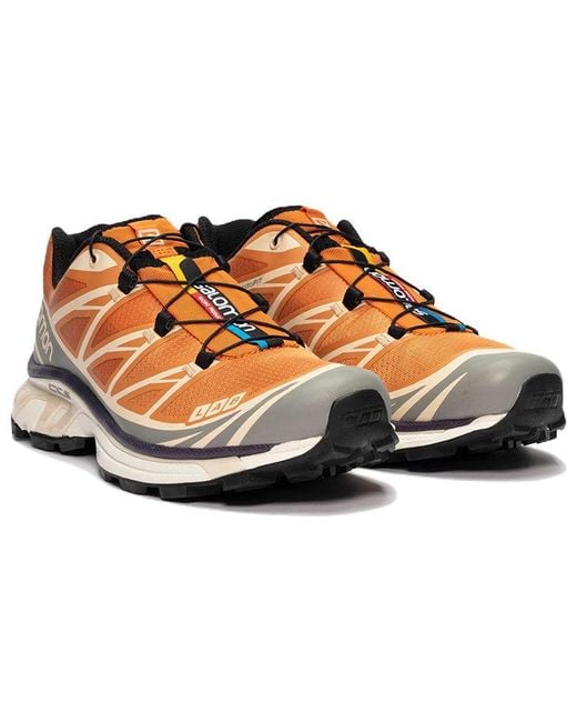 Salomon Brown Xt-6 Series 'orange Grey' for men