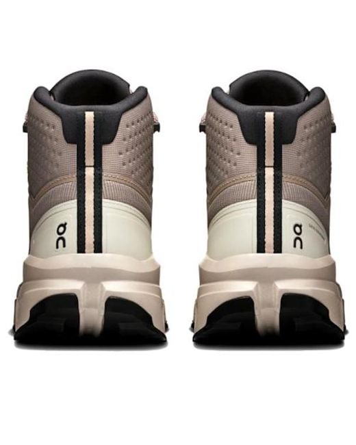 On Shoes Brown Cloudrock Mid Wp 'Cinder Desert' for men