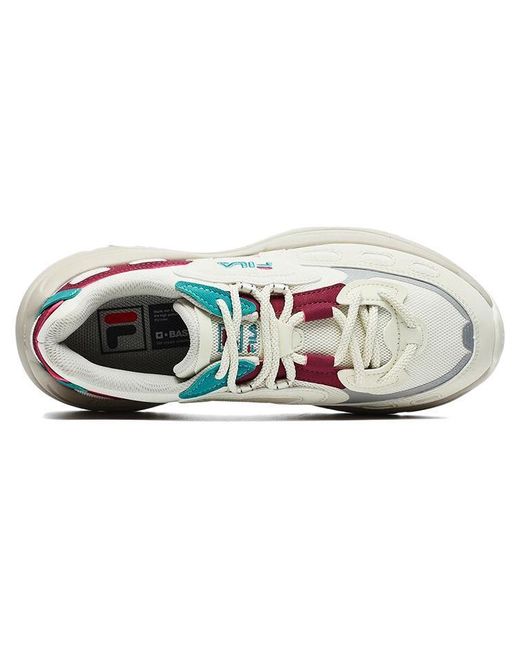 Fila White (Wmns) Arch Sneakers Aqua'