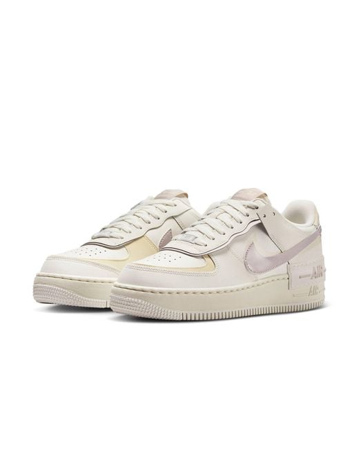 Nike White Air Force 1 Shadow Shoes