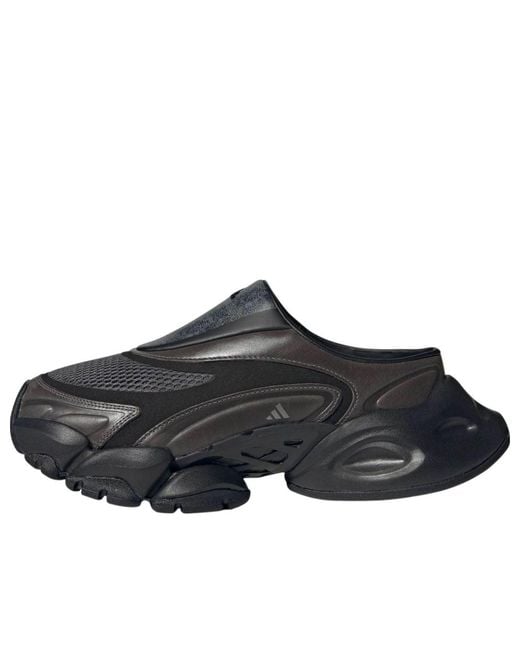 Adidas Black Xlg Runner Mule 'Core' for men