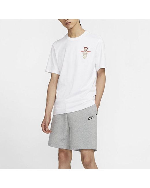 Nike Gray Sportswear Tech Fleece Athleisure Casual Sports Knit Breathable Shorts for men