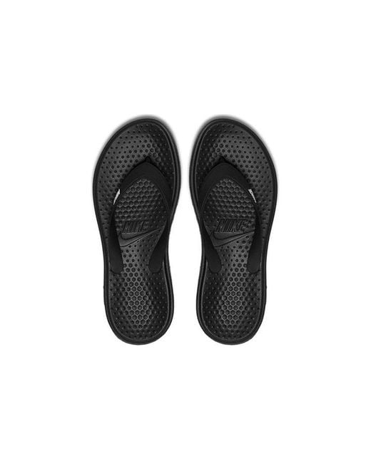 Nike Black Solay Thong for men