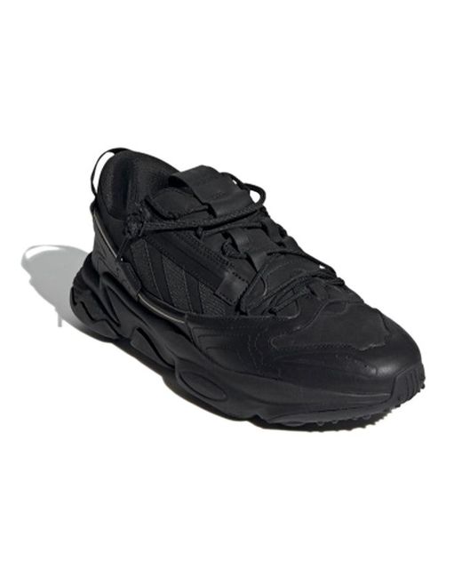 Adidas Black Originals Ozweego Zip Shoes for men