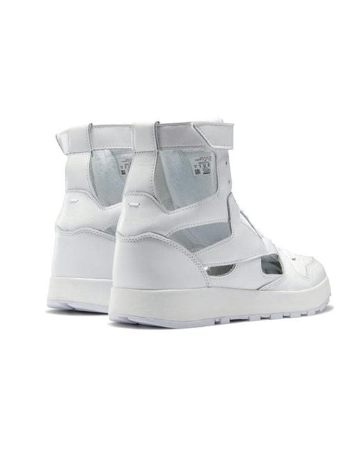 Reebok White Maison Margiela X Classic Leather Tabi High for men