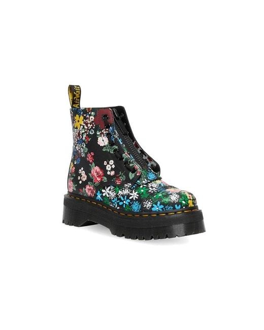 Dr. Martens Green (Wmns) Sinclair Jungle Mash Pascal Mid-Top Martin Boots