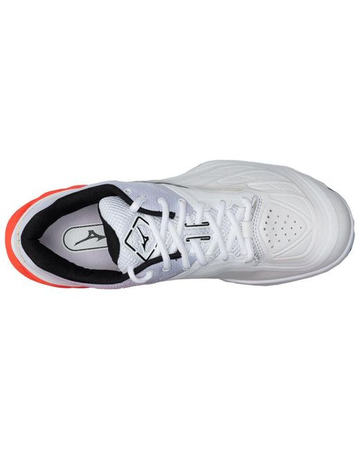 Mizuno White Wave Fang 2 Fiery Coral' for men