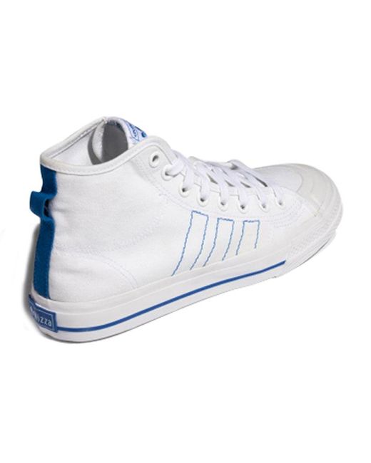 Adidas White Nizza Hi Rf for men
