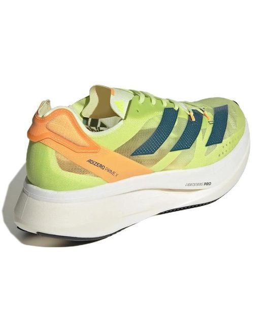Adidas Multicolor Adizero Prime X Track Running Shoe For Green 11 Uk for men