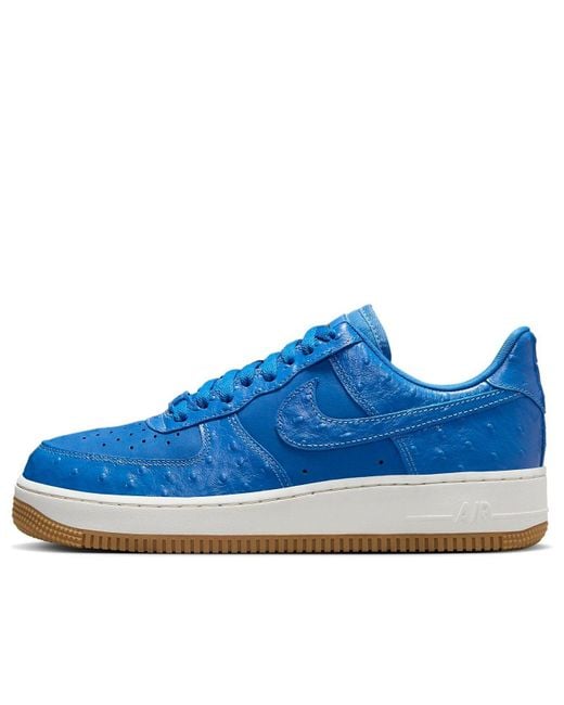 Nike Blue (Wmns) Air Force 1 '07 Lx Ostrich'