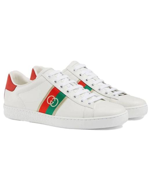 Gucci White (Wmns) Ace 'Interlocking G
