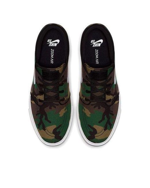 Nike Brown Zoom Stefan Janoski Cnvs 'Camo' for men