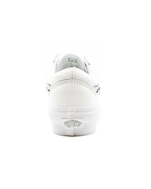 Vans White Old Skool Platform 'Chain for men
