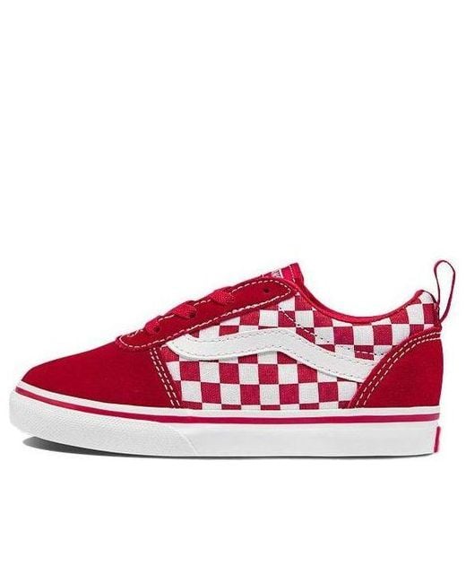 Vans Red Ward Slip-On Shoes Bp for men
