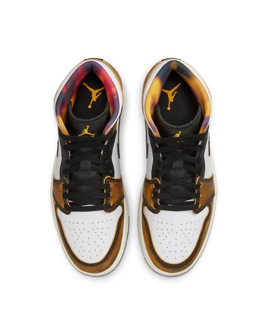 Nike Black 1 Mid Se 'Wear-Away for men