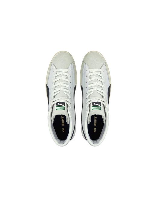 PUMA White Basket Mid Vintage for men
