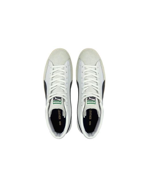 PUMA White Basket Mid Vintage for men