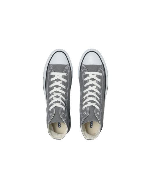 Converse Gray Chuck Taylor All Star High Top 'Charcoal' for men