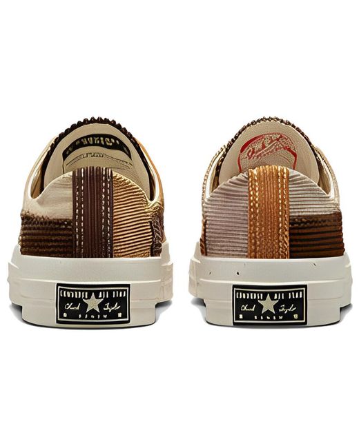 Converse Brown X Beyond Retro Chuck 70 Low 'Upcycled Corduroy' for men