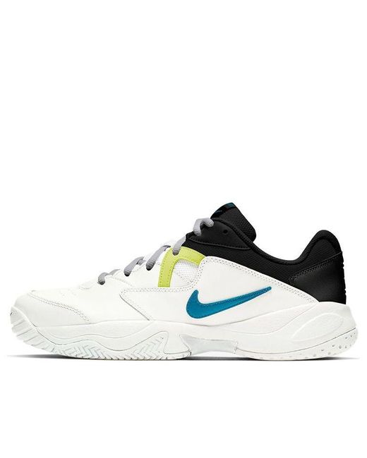 Nike Court Lite 2 Hard Court Tennis Shoe in White for Men | Lyst