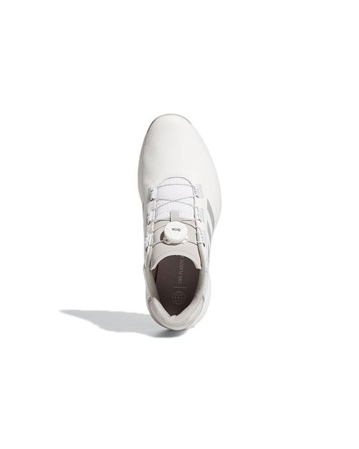 Adidas White S2G Boa Cozy Wear-Resistant Golf Shoe for men