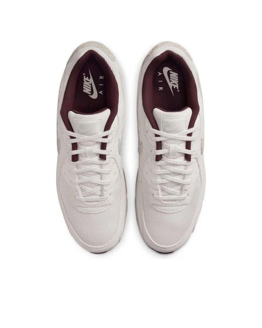 Nike White Air Max 90 Prm 'Sail Burgundy Crush' for men