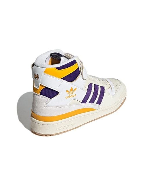 Adidas Blue Originals Forum 84 High Shoes for men