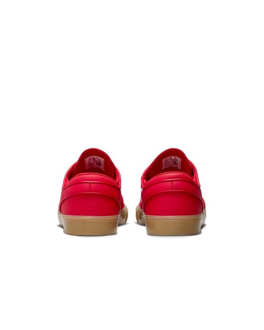 Nike Red Sb Zoom Janoski Label Gum' for men