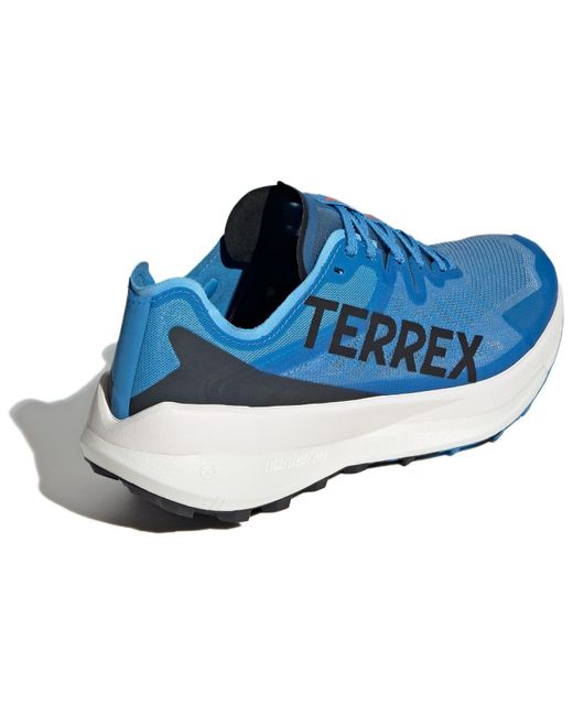 Adidas Blue Terrex Agravic Speed Trail Running Shoes for men