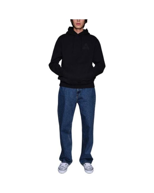 Palace Black X Calvin Klein Tri-Ferg Hoodie for men
