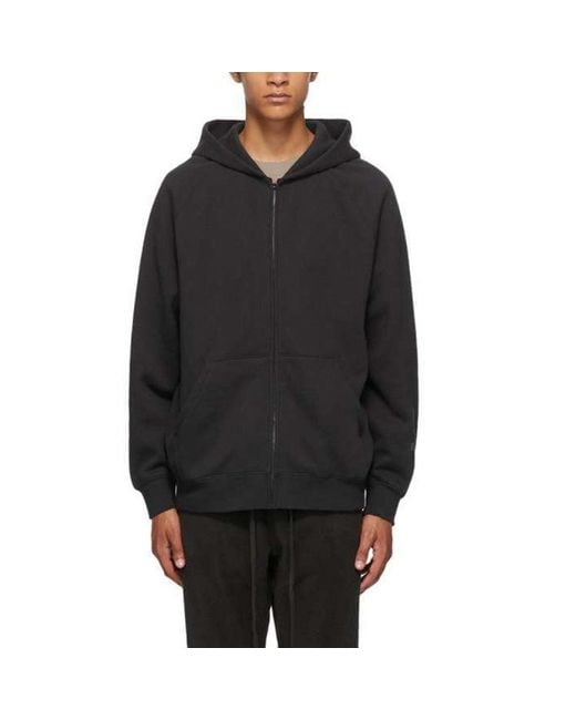 Fear Of God Black Ss20 Full Zip Up for men