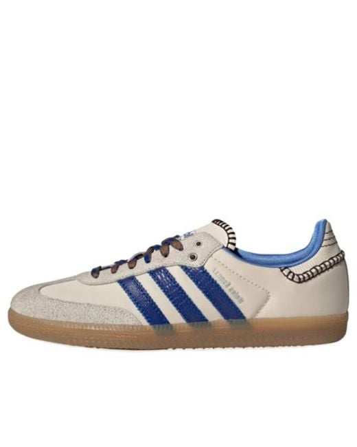 Adidas Blue X Wales Bonner Samba Nylon 'Wonder Clay Royal' for men